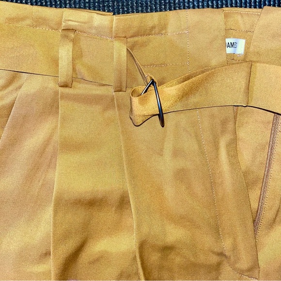 Elizabeth and James High Waisted Pants Yelliw Mustard Size 14 - Picture 3 of 5